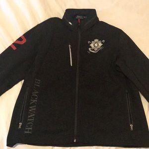 Polo jacket with roll up hood size xxl